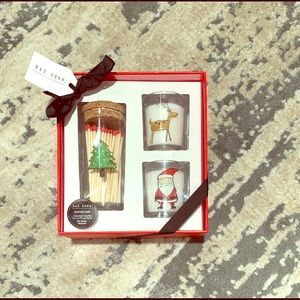 Rae Dunn Christmas Candle Set